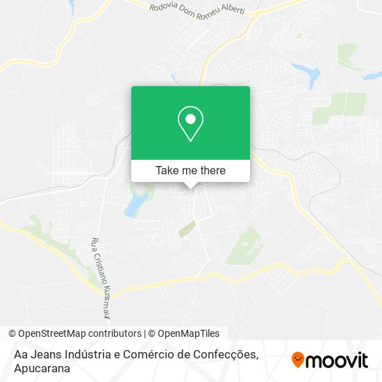 Aa Jeans Indústria e Comércio de Confecções map