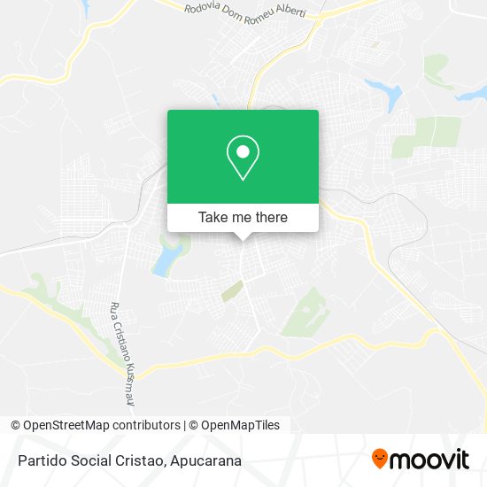 Partido Social Cristao map