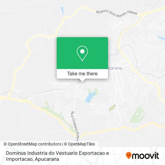 Dominus Industria do Vestuario Exportacao e Importacao map