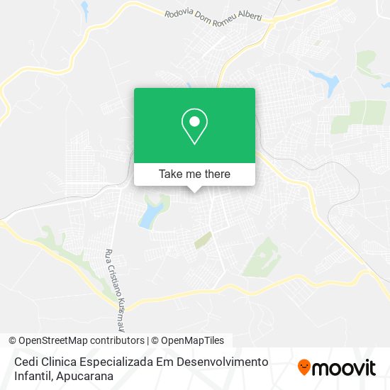 Mapa Cedi Clinica Especializada Em Desenvolvimento Infantil