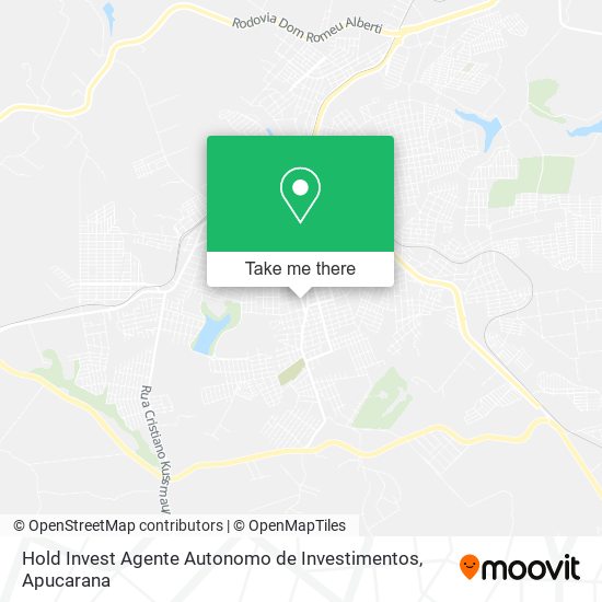 Mapa Hold Invest Agente Autonomo de Investimentos