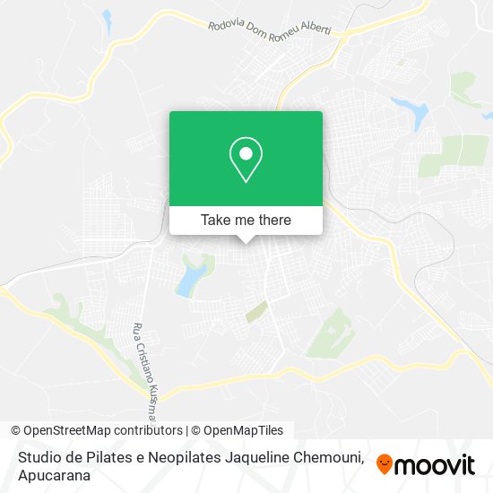 Mapa Studio de Pilates e Neopilates Jaqueline Chemouni