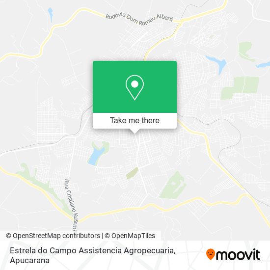 Estrela do Campo Assistencia Agropecuaria map