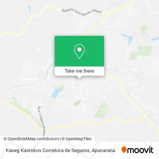 Kaseg Kavrokov Corretora de Seguros map