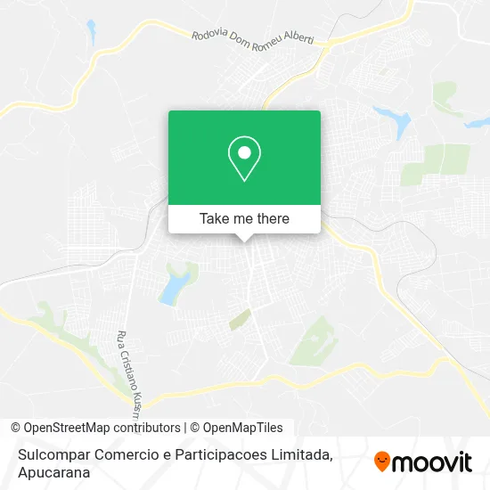 Sulcompar Comercio e Participacoes Limitada map