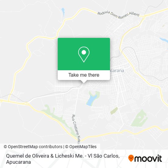 Quemel de Oliveira & Licheski Me. - Vl São Carlos map