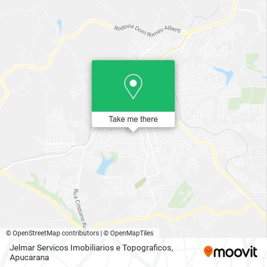 Mapa Jelmar Servicos Imobiliarios e Topograficos