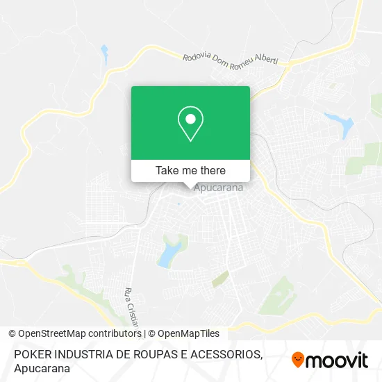 POKER INDUSTRIA DE ROUPAS E ACESSORIOS map