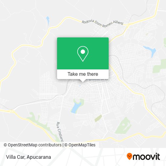 Villa Car map