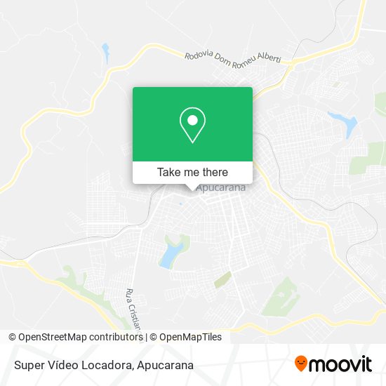 Super Vídeo Locadora map