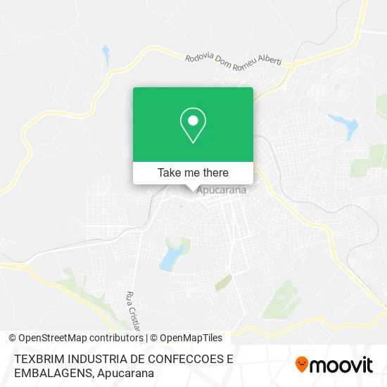 TEXBRIM INDUSTRIA DE CONFECCOES E EMBALAGENS map