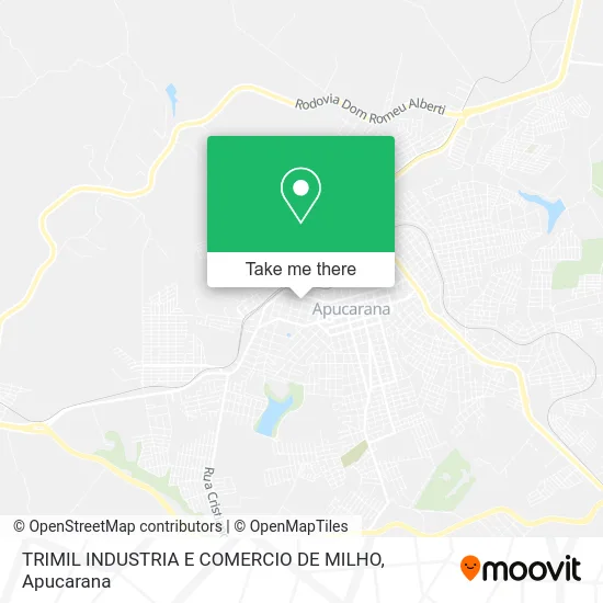TRIMIL INDUSTRIA E COMERCIO DE MILHO map