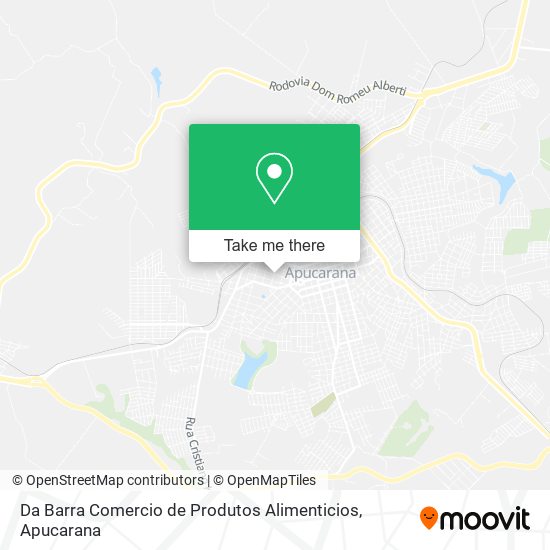 Da Barra Comercio de Produtos Alimenticios map