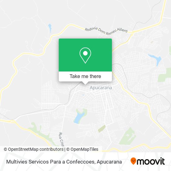 Multivies Servicos Para a Confeccoes map