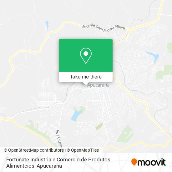 Fortunate Industria e Comercio de Produtos Alimentcios map