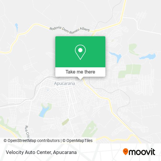 Velocity Auto Center map