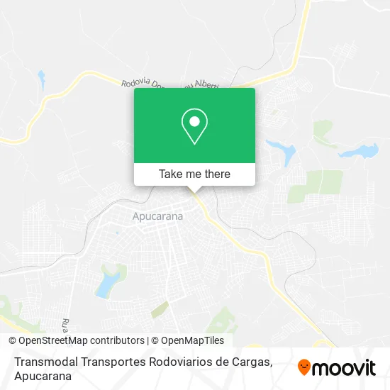 Transmodal Transportes Rodoviarios de Cargas map