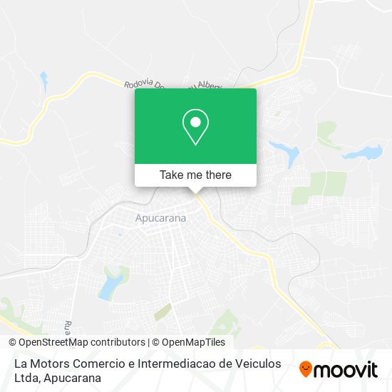 La Motors Comercio e Intermediacao de Veiculos Ltda map