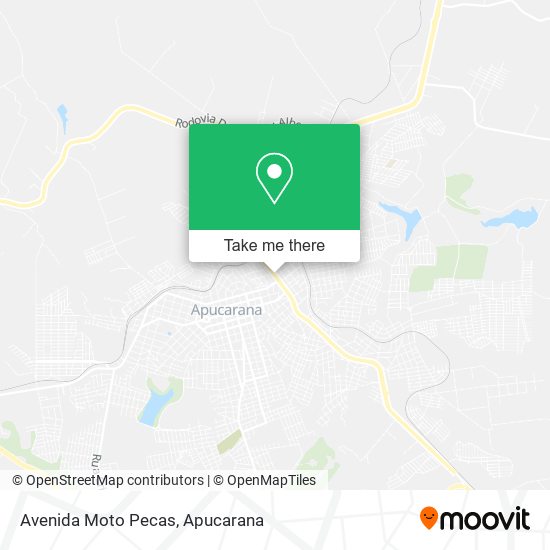 Mapa Avenida Moto Pecas