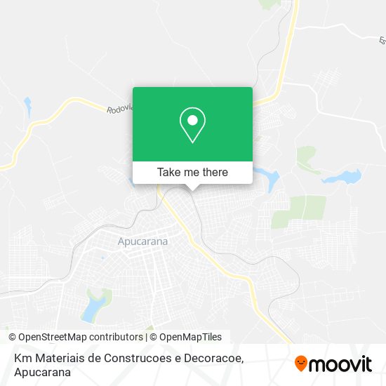 Km Materiais de Construcoes e Decoracoe map