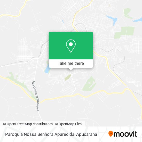 Mapa Paróquia Nossa Senhora Aparecida