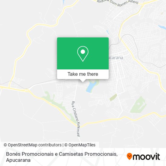 Mapa Bonés Promocionais e Camisetas Promocionais