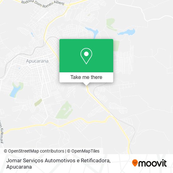 Jomar Serviços Automotivos e Retificadora map