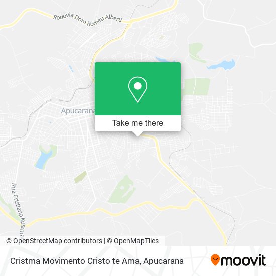 Mapa Cristma Movimento Cristo te Ama