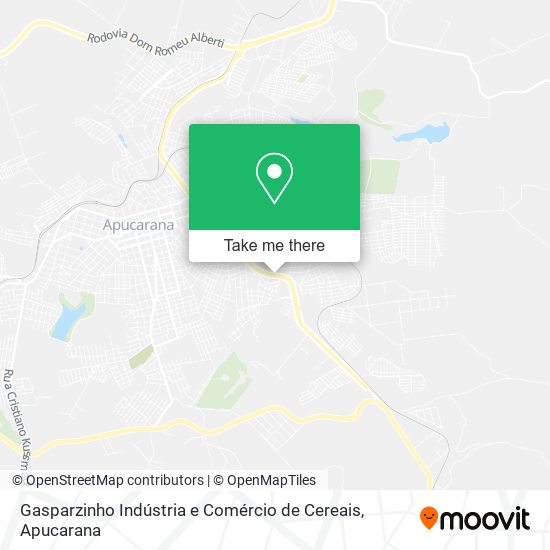 Gasparzinho Indústria e Comércio de Cereais map