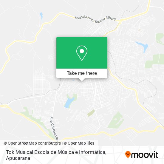 Mapa Tok Musical Escola de Música e Informática