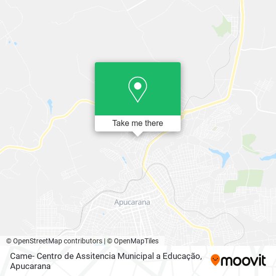 Came- Centro de Assitencia Municipal a Educação map