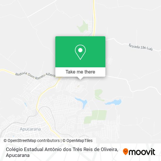 Colégio Estadual Antônio dos Três Reis de Oliveira map