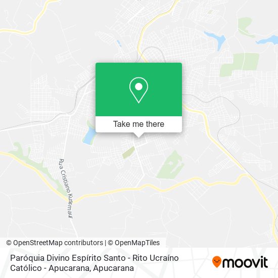 Paróquia Divino Espírito Santo - Rito Ucraíno Católico - Apucarana map