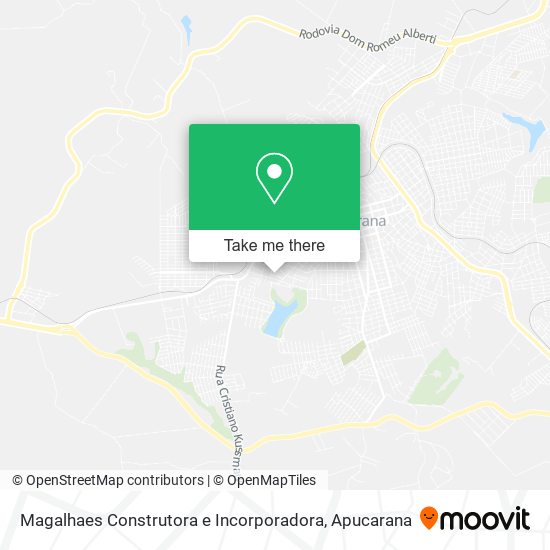 Mapa Magalhaes Construtora e Incorporadora