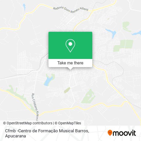 Mapa Cfmb -Centro de Formação Musical Barros