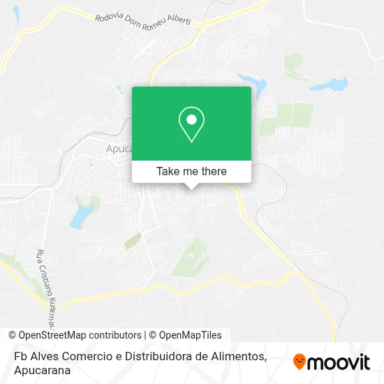 Fb Alves Comercio e Distribuidora de Alimentos map