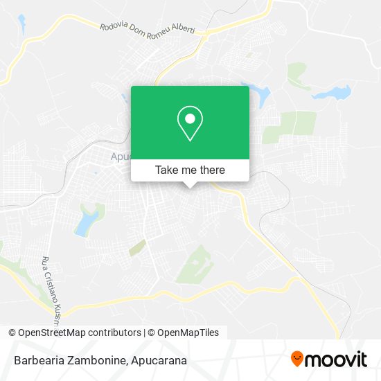 Barbearia Zambonine map