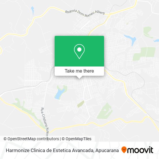 Mapa Harmonize Clinica de Estetica Avancada