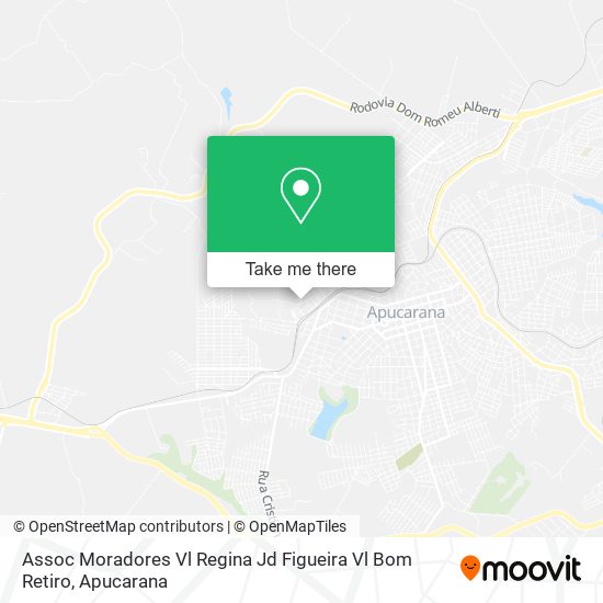 Mapa Assoc Moradores Vl Regina Jd Figueira Vl Bom Retiro