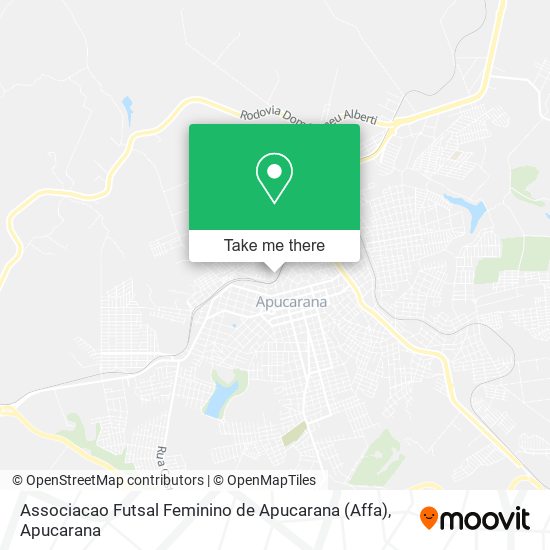 Associacao Futsal Feminino de Apucarana (Affa) map