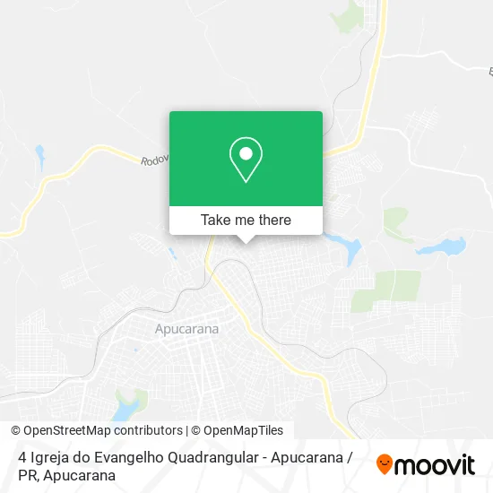 4 Igreja do Evangelho Quadrangular - Apucarana / PR map