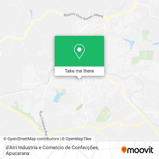 d'Atri Industria e Comercio de Confecções map
