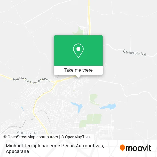 Michael Terraplenagem e Pecas Automotivas map