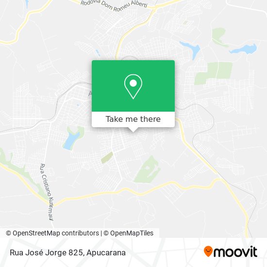 Rua José Jorge 825 map