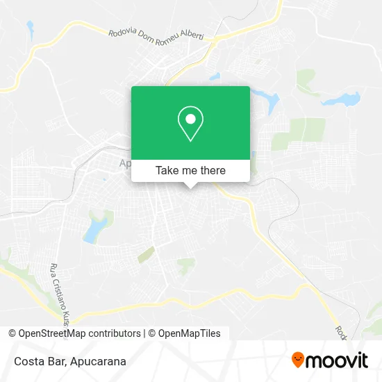 Bar Costa map