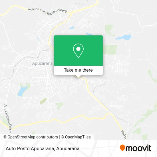 Auto Posto Apucarana map