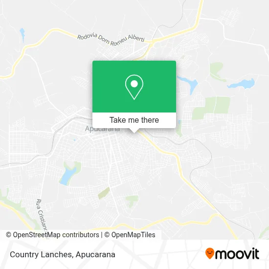 Country Lanches map