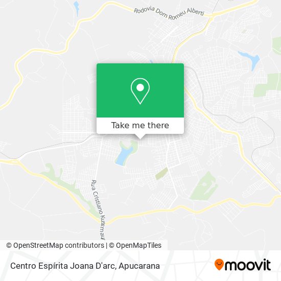 Centro Espírita Joana D'arc map
