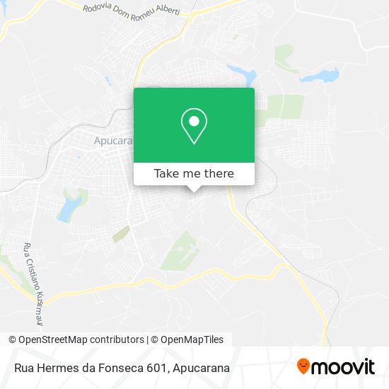 Mapa Rua Hermes da Fonseca 601