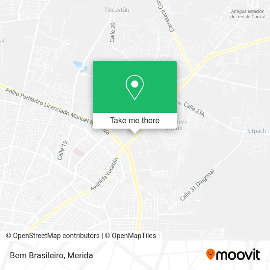 Bem Brasileiro map